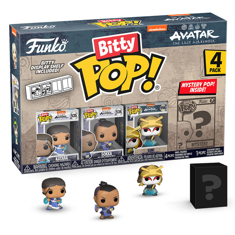 blister 4 figures bitty pop avatar the last airbender katara