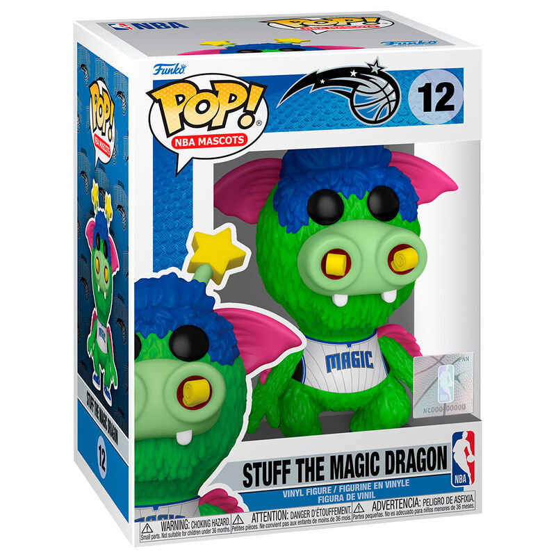 nba orlando stuff the magic dragon pop figure