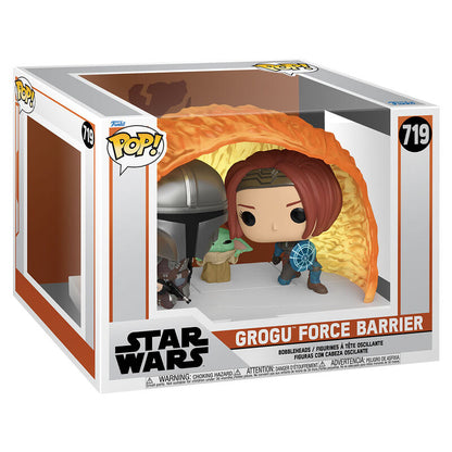 POP Moments Star Wars The Mandalorian Grogu Force Barrier figure