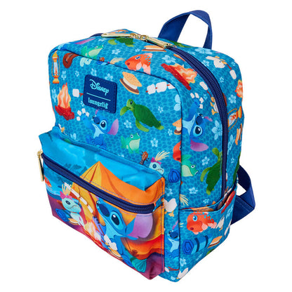 Nylon Camping Backpack Cuties Stitch Disney Loungefly 24cm
