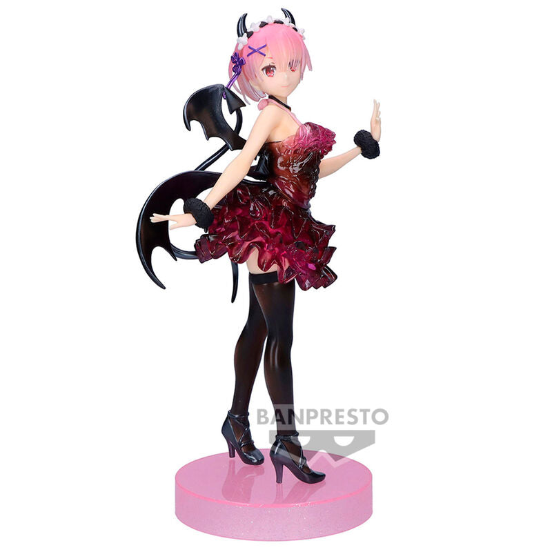 figure ram clear & dressy re:zero starting life in another world 22cm