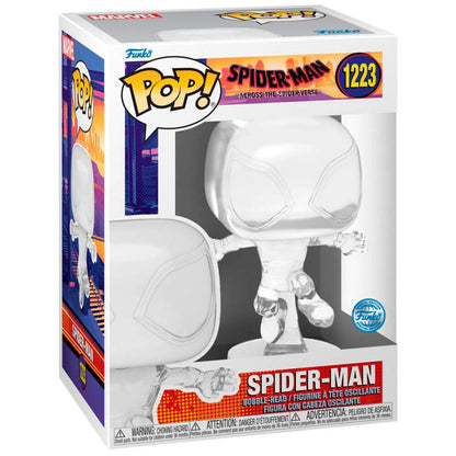 pop figure marvel spiderman across the spiderverse spider man exclusive