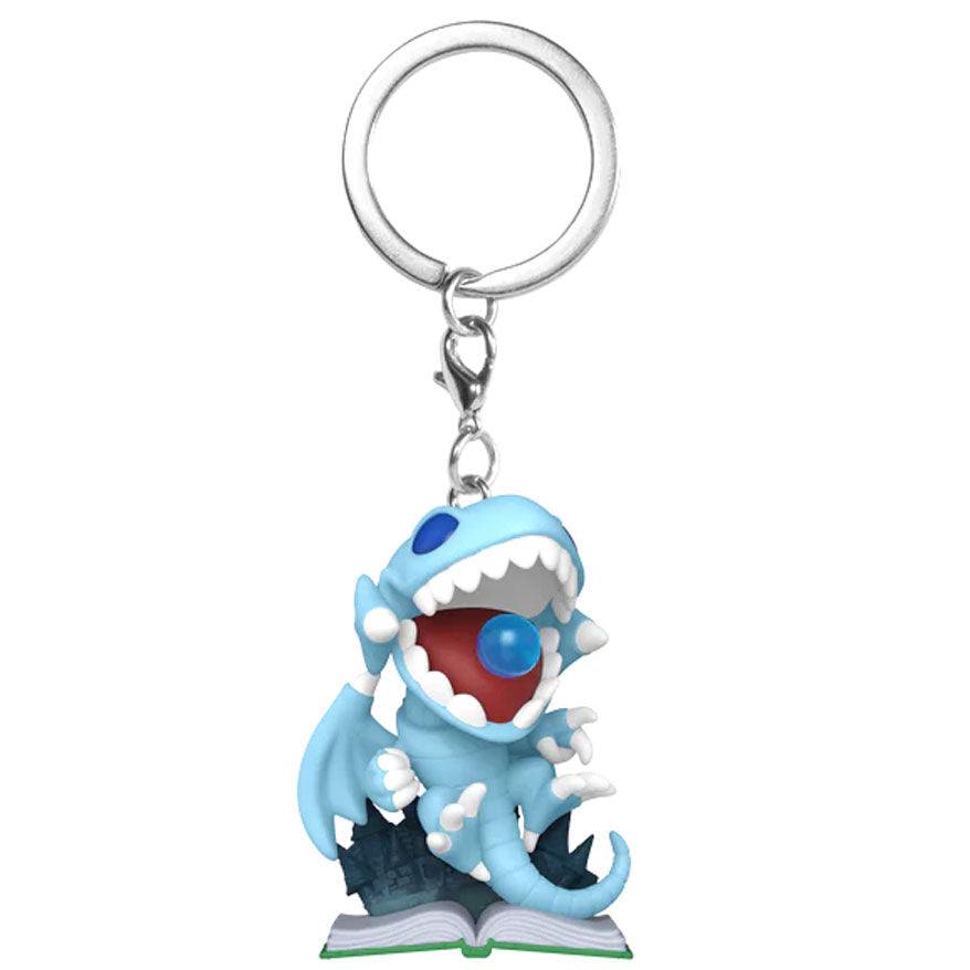 pocket pop keychain yu gi oh blue eyes toon dragon attack