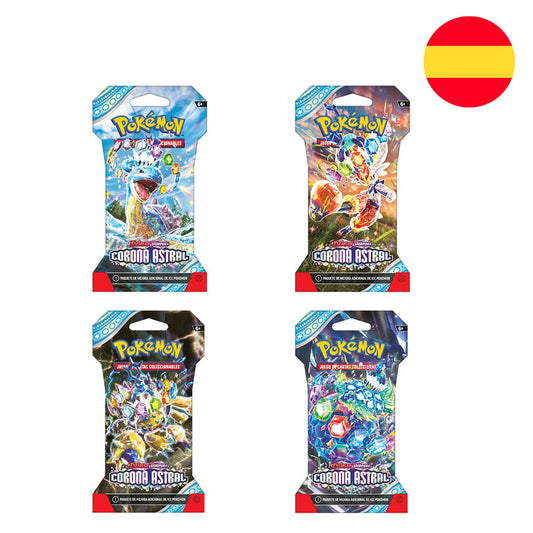 Scarlet & Purple Astral Crown Pokemon cards in Spanish