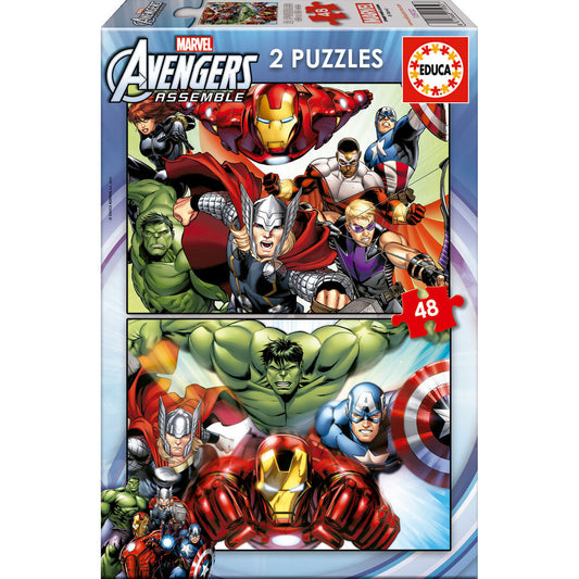 Puzzle Avengers Avengers Marvel 2x48pcs