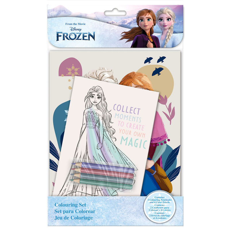 disney frozen coloring set  notebook