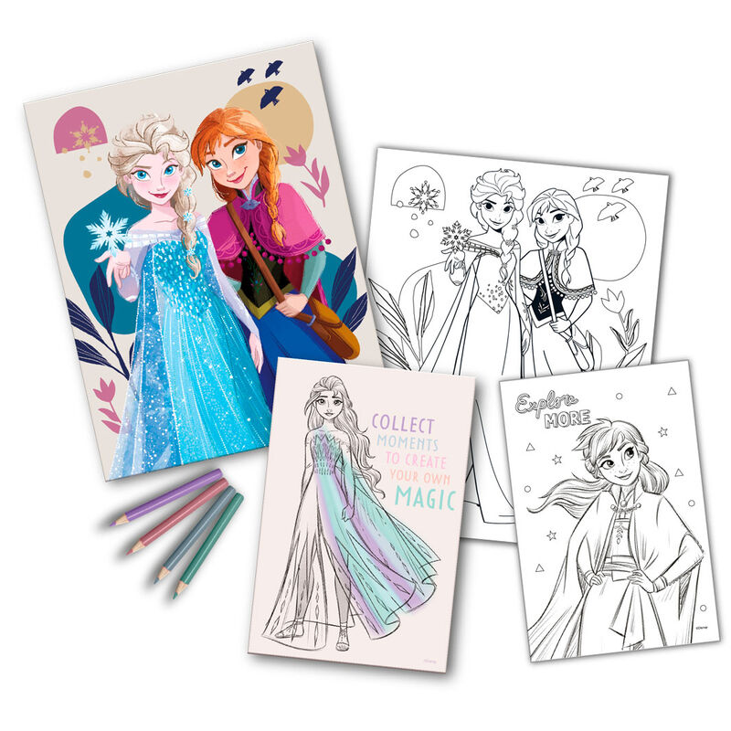 Disney Die Eiskönigin Malset + Notizbuch