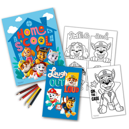 Paw Patrol Coloring Set + Notebook