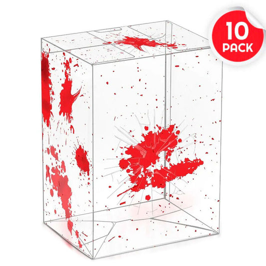 Zestaw 10 ochraniaczy Funko POP z efektem kuli i krwi