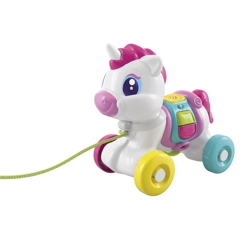 baby unicorn pull toy