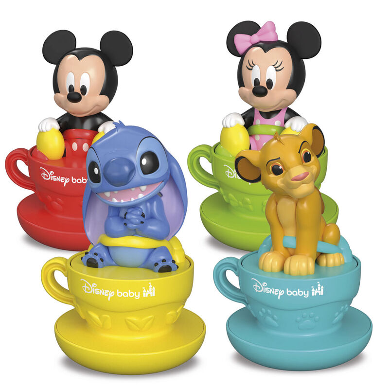 assorted disney spinning characters