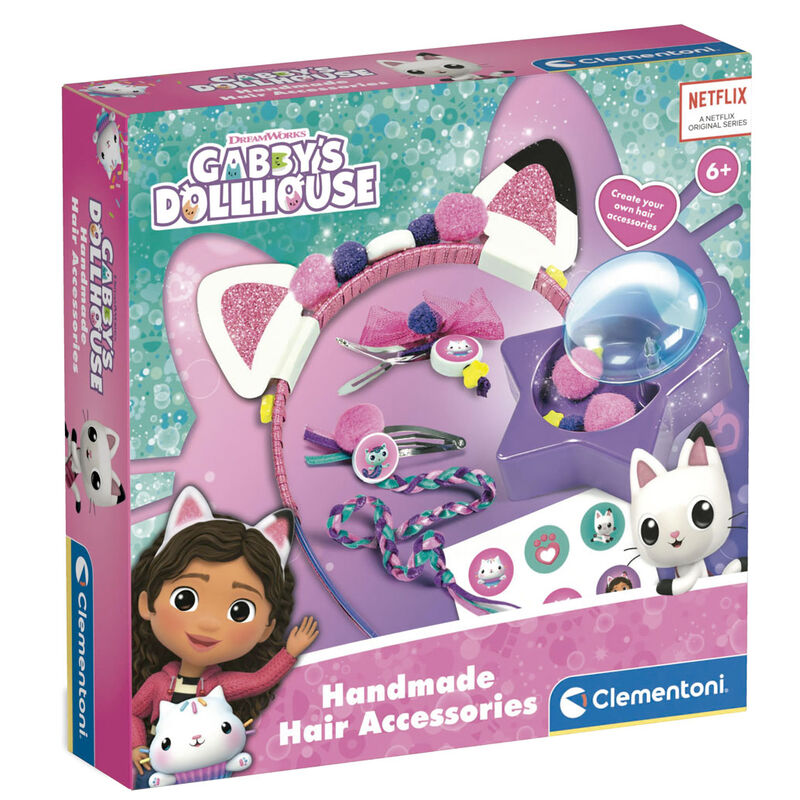 gabby's dollhouse hair accessory set