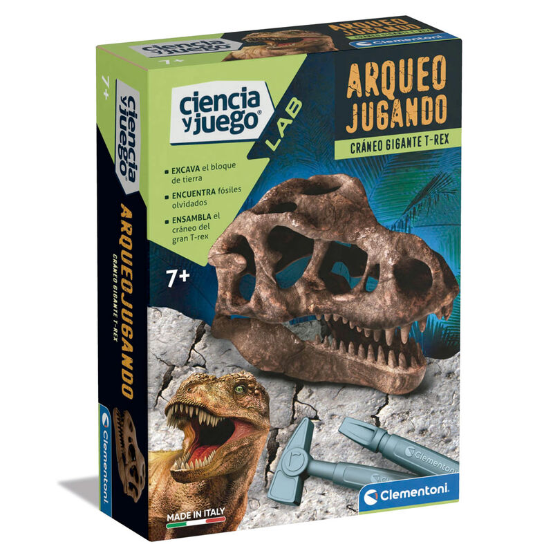 arch playing game t rex skull