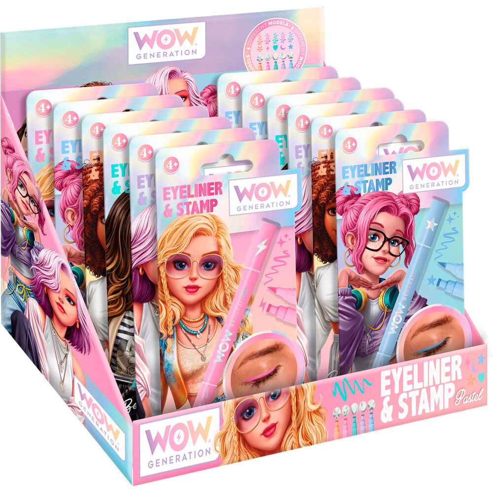 wow generation eyeliner  face stamp assortment
