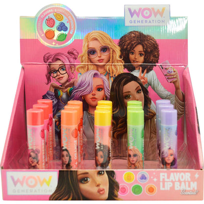 wow generation flavored lip balm assortment