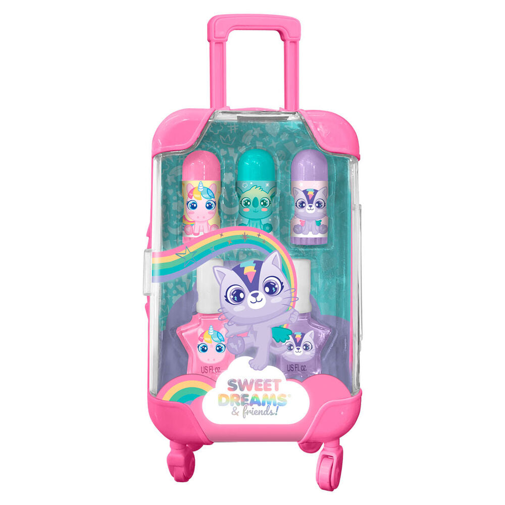 sweet dreams cosmetic suitcase set