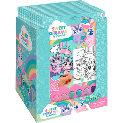 sweet dreams paint by numbers stationery set (assorted)