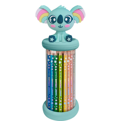 Set mit 12 Sweet Dreams 3D Buntstiften sortiert