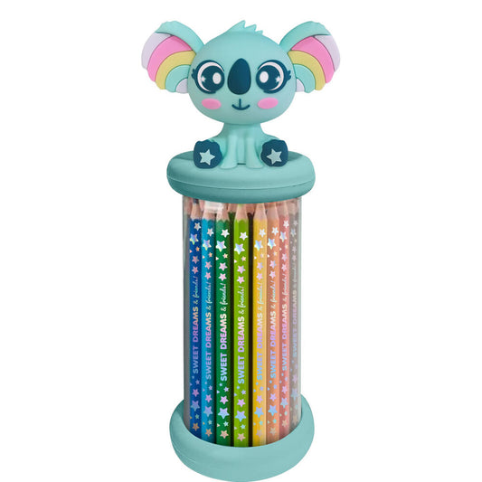 Juego de 12 lápices de colores 3D Sweet Dreams surtidos.
