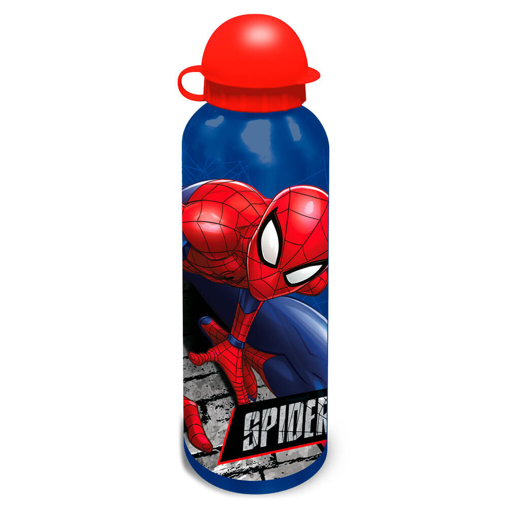 Spiderman Marvel Trinkflasche + Sandwichmaker Set 500 ml