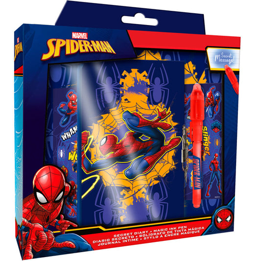 diary with magic pen spiderman marvel