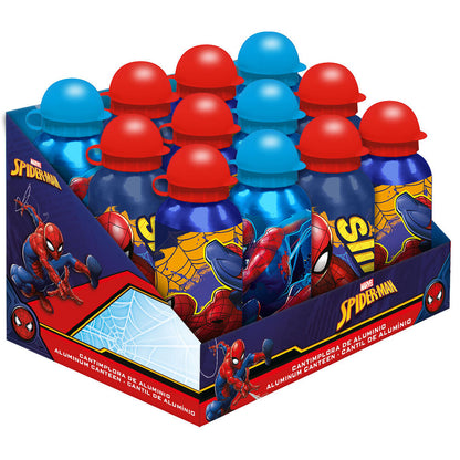 spiderman marvel 500ml aluminum water bottle (assorted)