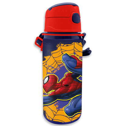 spiderman marvel 600ml aluminum water bottle