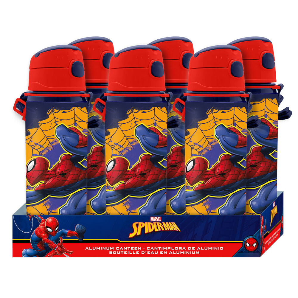 Spiderman Marvel 600ml Aluminium Wasserflasche