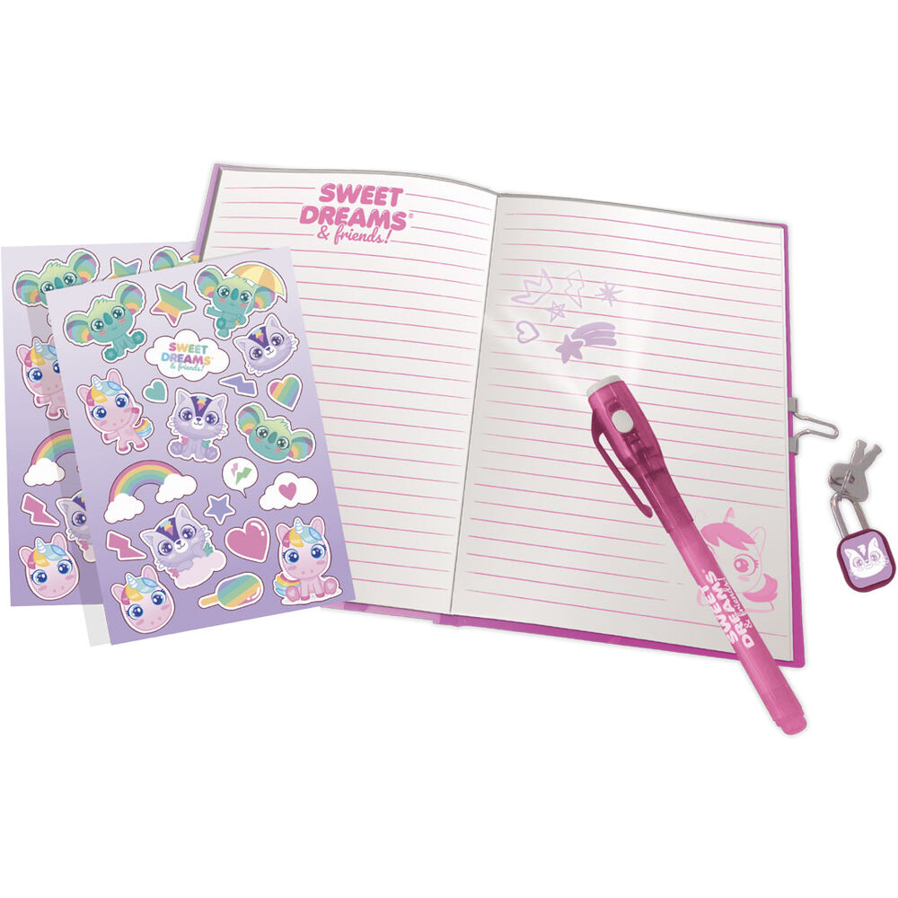 Set de papelería Dulces Sueños con cuaderno