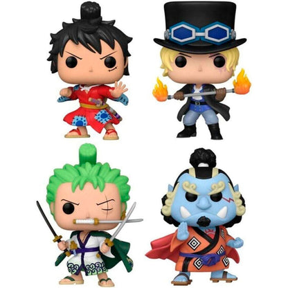 Blister 4 POP figures One Piece Exclusive