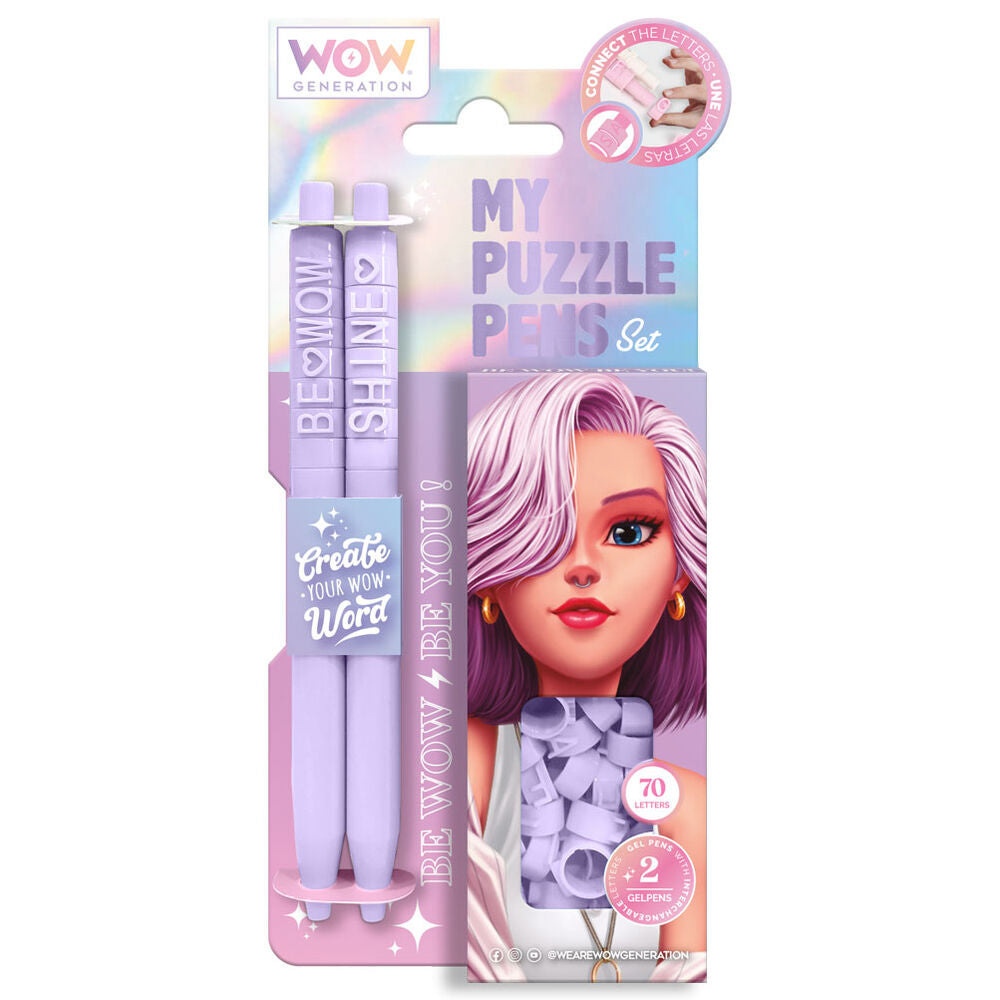 Ensemble de stylos puzzle Wow Generation (assortiment)
