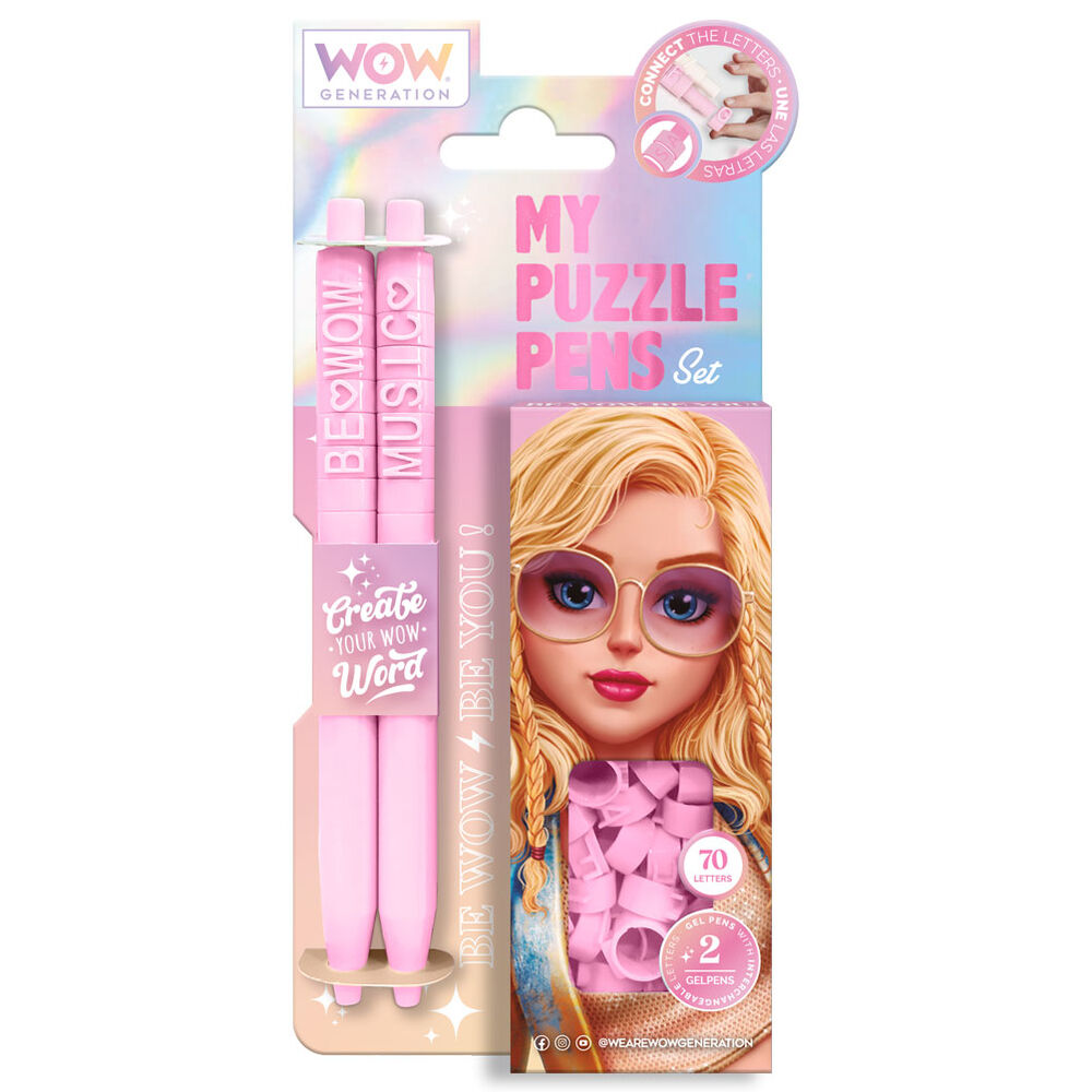 Ensemble de stylos puzzle Wow Generation (assortiment)