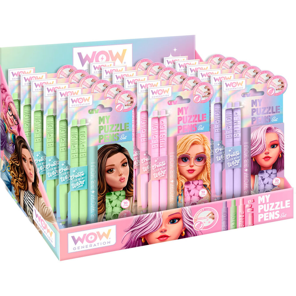 wow generation puzzle pen set (assorted)