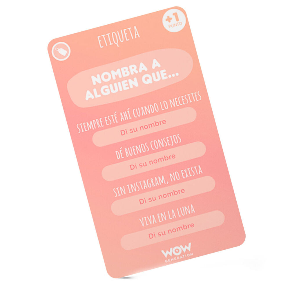 Jeu de cartes Wow Generation