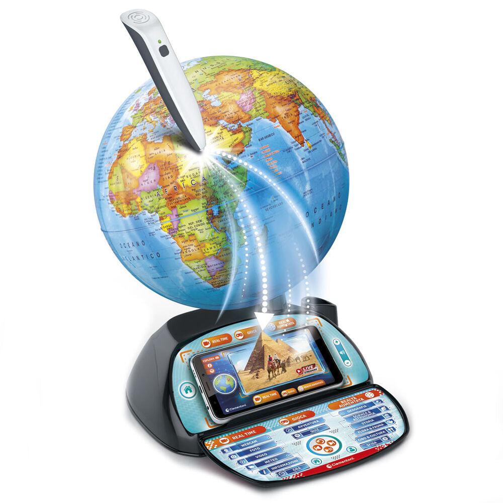 Globe numérique en temps réel