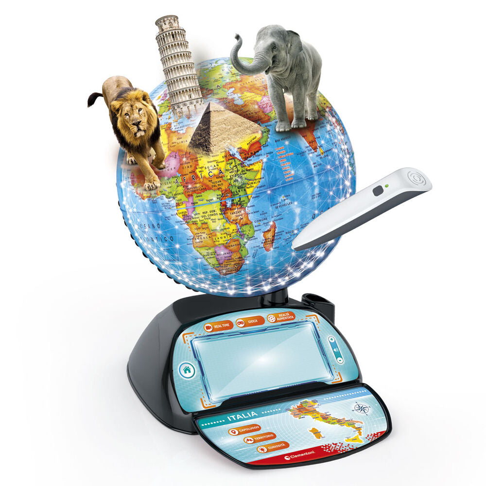 Globe numérique en temps réel