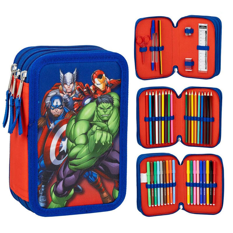 Avengers Marvel Triple Pencil Case