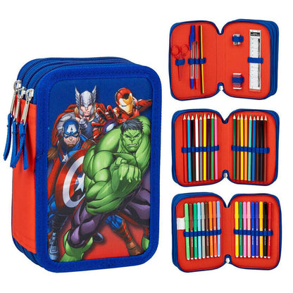 Avengers Marvel Triple Pencil Case