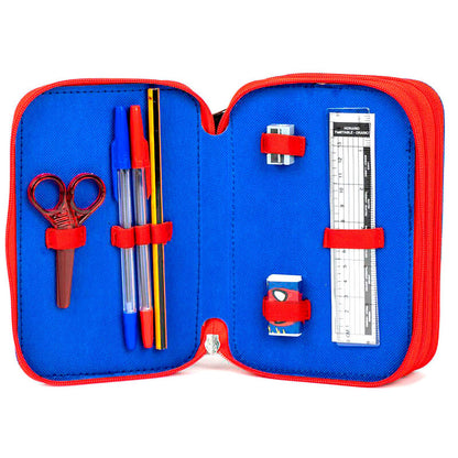 Spiderman Marvel triple pencil case