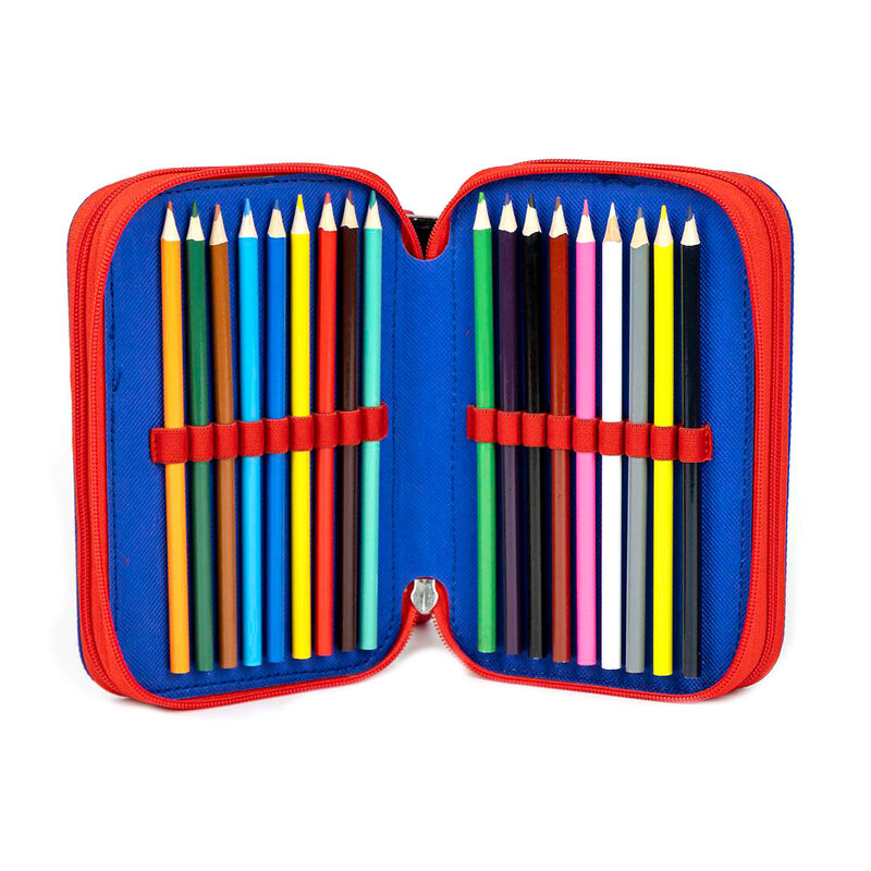 Spiderman Marvel triple pencil case