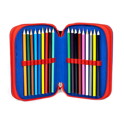 Spiderman Marvel triple pencil case