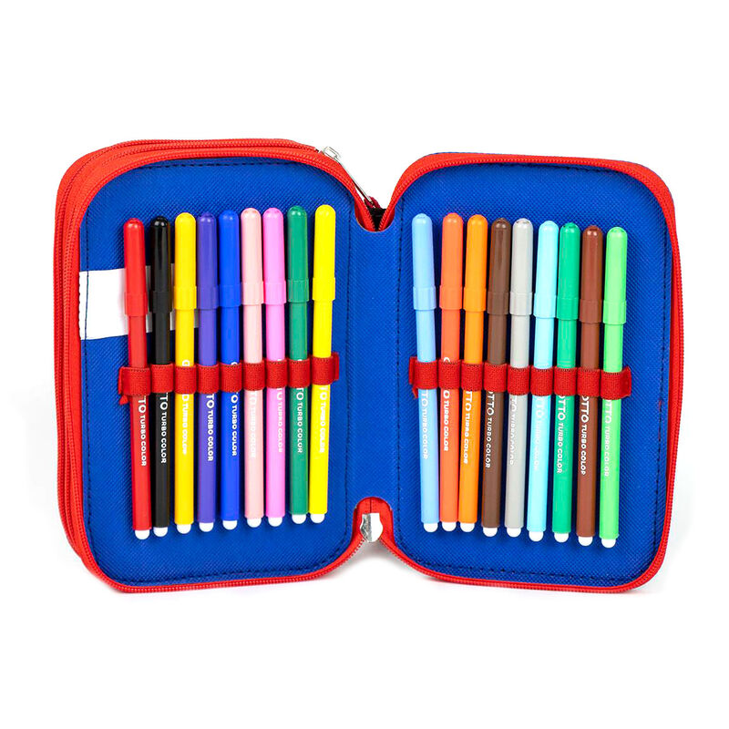 Spiderman Marvel triple pencil case