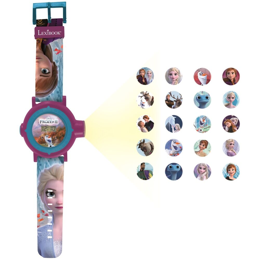 disney frozen digital projector clock