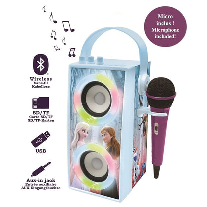 Altavoz Bluetooth portátil Frozen Disney con micrófono