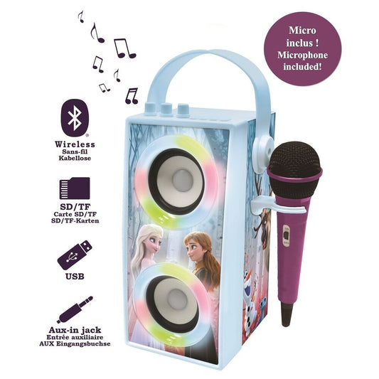 Frozen Disney Portable Bluetooth Speaker with Microphone