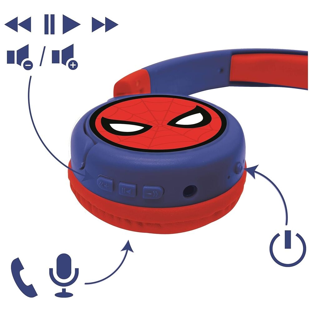 Spiderman Marvel wireless Bluetooth headphones