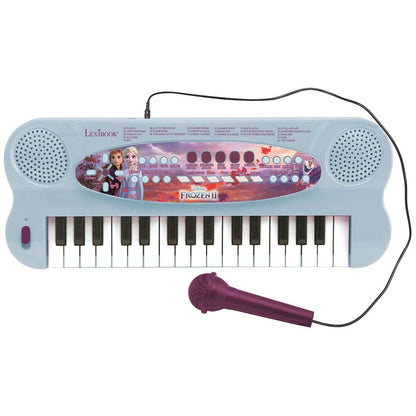 frozen 2 disney electronic piano with microphone