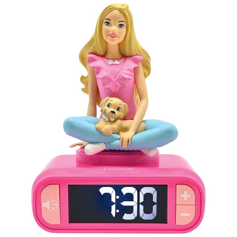 barbie digital alarm clock