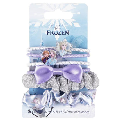 blister of 6 frozen disney scrunchies