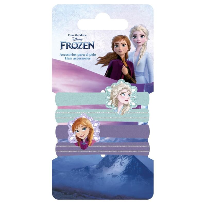 blister of 4 frozen disney scrunchies